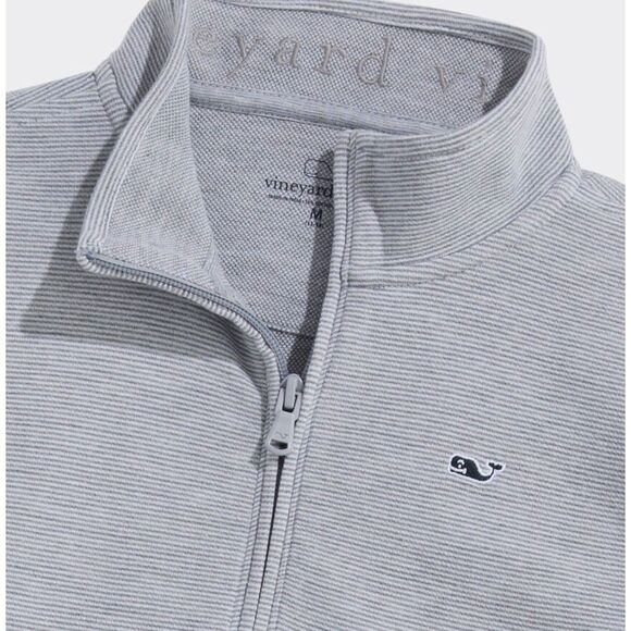 Vineyard Vines Saltwater 1/4-Zip Pullover Sweatshirt Grey 3T NWT‎ in packaging - Picture 3 of 8